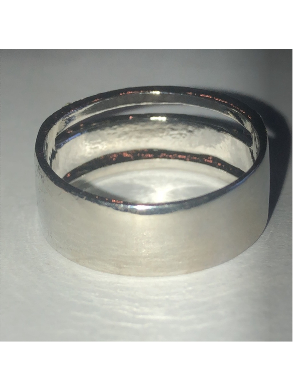 Elegant Silver Tone Rhinestone Band Boho Ring - Picture 4 of 7